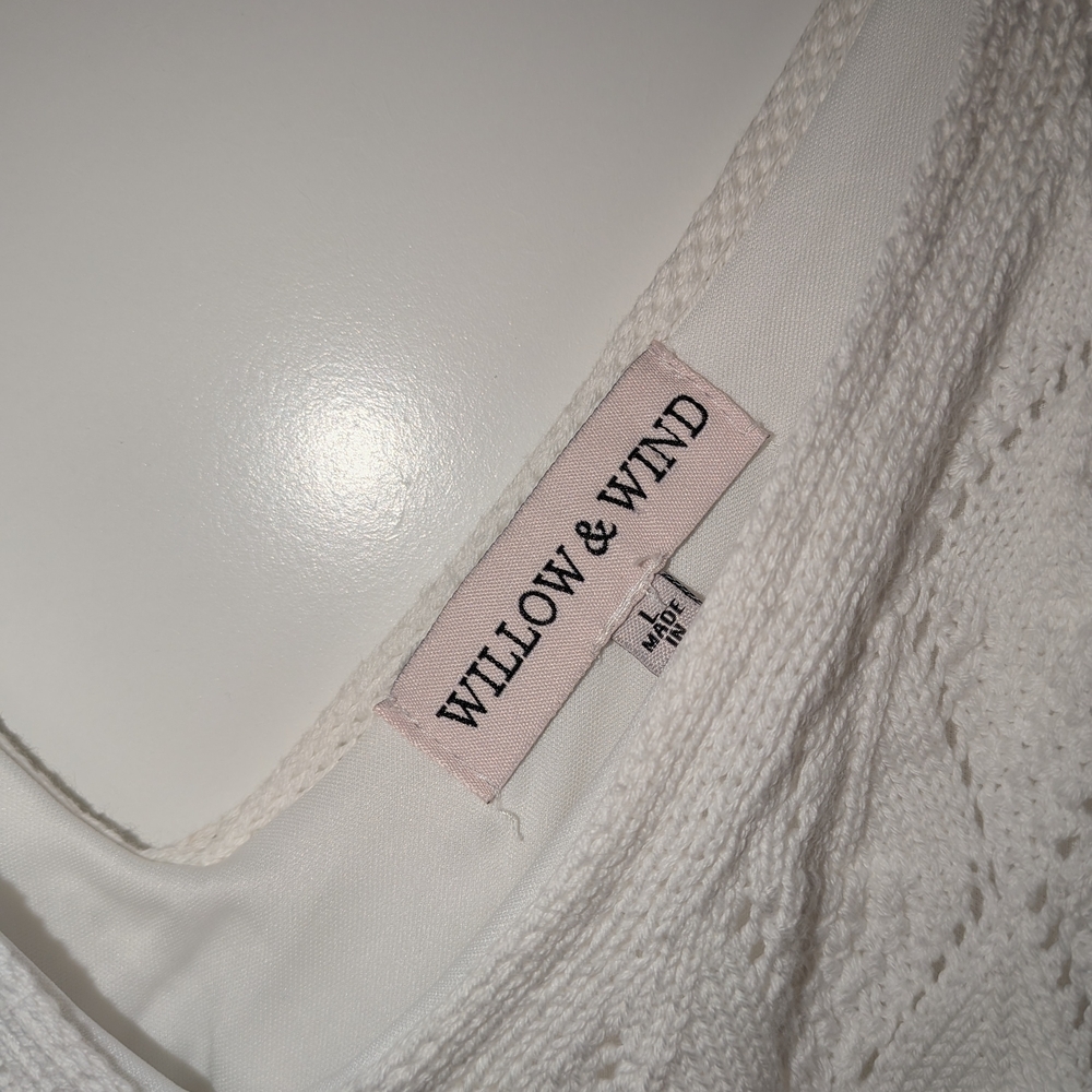 Willow & Wind White Knit Dress - Picture 2 of 3